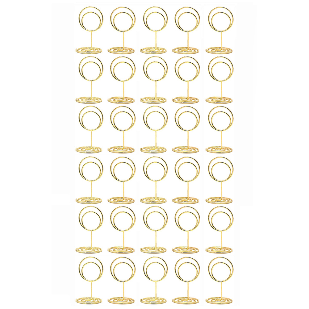 30 Pack Round Table Card Holde - đánh giá và giá Table Number Gold