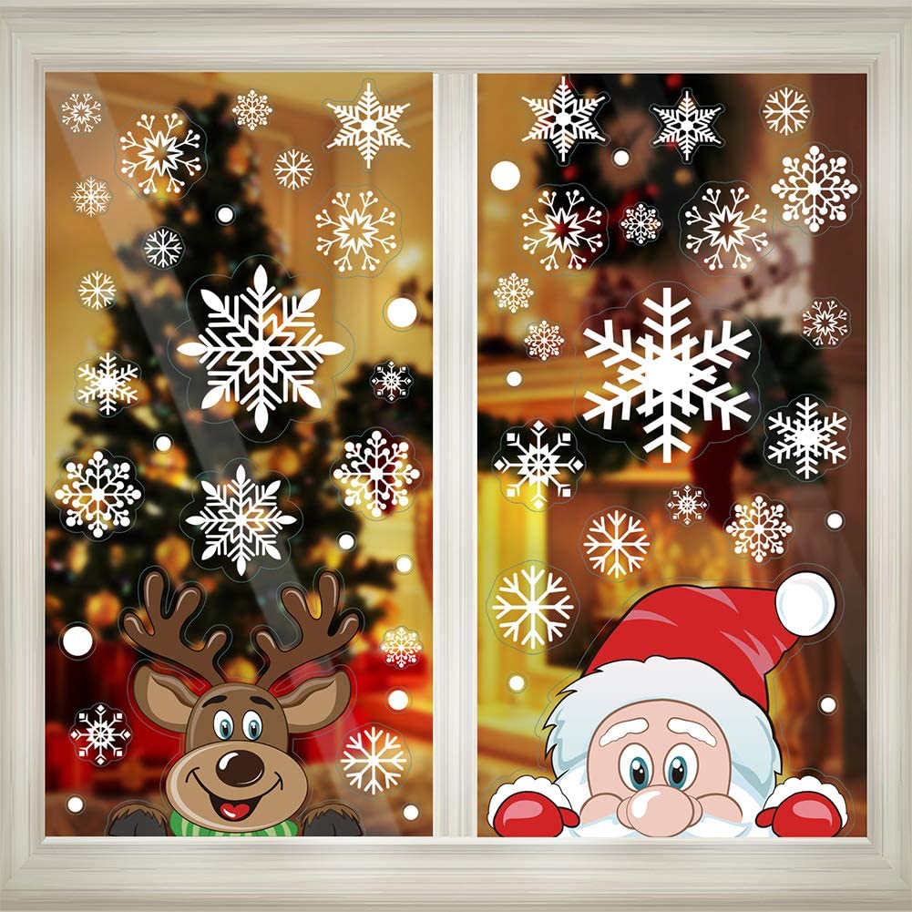 Christmas Window Clings Sticke - đánh giá và giá Wedding/Event Supply Store